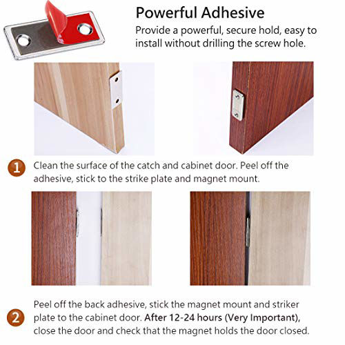 Getuscart Cabinet Door Magnets Jiayi 10 Pack Ultra Thin Magnetic Door Catch Stainless Steel