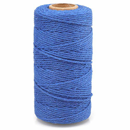 GetUSCart- Royal Blue String,100M/328 Feet Cotton String Bakers