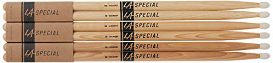 Picture of Promark LA Specials 5B Hickory Drumsticks with Nylon Tip, 3-Pack (LA5BN-3P)