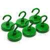 Picture of CMS Magneitcs Ceramic Magnet Hook 1 1/4" in Diameter with 18 LB Holding Power 6-Count (Green)