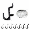 Picture of Pegboard Hooks 300-packs J Shape Peg Hooks Black Peg Hook Assortment