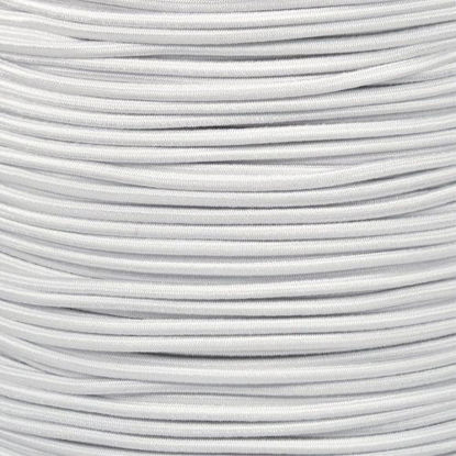 Picture of PARACORD PLANET Elastic Bungee Nylon Shock Cord 2.5mm 1/32", 1/16", 3/16", 5/16", 1/8, 3/8", 5/8", 1/4", 1/2 inch Crafting Stretch String 10 25 50 & 100 Foot Lengths Made in USA