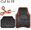 Picture of Custom Accessories Black Armor All 78846 Rubber Interior Floor Mat, 4 Piece