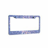 Picture of H C Hippo Creation 2 Pack Handcrafted Crystal Premium Stainless Steel Bling License Plate Frame (Violet)