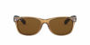 Picture of Ray-Ban RB2132 New Wayfarer Sunglasses, Honey/Polarized Crystal Brown, 55 mm