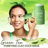 Picture of Green Tea Purifying Clay Stick Mask, The Green Tea Exfoliating Mask Removes Blackheads And Deep Cleansing Oil Control And Anti-Acne Eggplant Solid And Fine, Suitable for All Skin Types (2+)