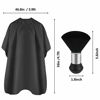 Picture of Professional Hair Cutting Cape with Neck Duster Brush, Salon Barber Cape, Hair Cutting Accessories (Solid color)