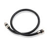 Picture of Cable Matters 3-Pack CL2 in-Wall Rated (cm) Quad Shielded Coaxial Cable (RG6 Cable, Coax Cable) in Black 1.5 Feet