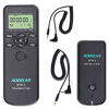 Picture of AODELAN Camera Wireless Shutter Release Timer Remote Control for Canon EOS R, RP, Rebel SL2, 250D, 750D, 90D, 80D, 77D, M6 Mark II, 5D Mark IV; Fujifilm X-T3, X-T100; Olympus OM-D E-M1 Mark II