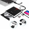 Picture of External DVD Drive USB 3.0/Type-C 5 in 1 Slim CD/DVD+/-RW Drive Burner CD Player for Laptop Mac Desktop PC MacBook Pro Air Windows