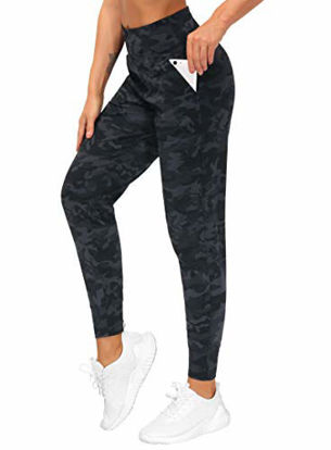 THE GYM PEOPLE Women's Joggers Pants Lightweight Athletic Leggings Tapered  Lounge Pants for Workout, Yoga, Running (Large, Denim Blue)
