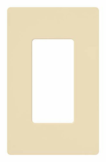 Picture of Lutron Claro 1 Gang Decorator Wallplate, CW-1-IV, Ivory