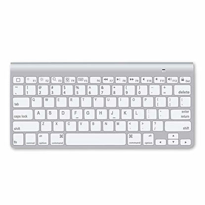 Picture of Ultra-Slim Wireless Bluetooth Keyboard Compatible with iPad Air 10.5/10.9 Pro 11/12.9, MacBook, iMac, iPhones and Android Devices (Wireless Keyboard)