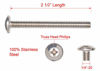 Picture of 1/4"-20 X 2-1/2" Stainless Phillips Truss Head Machine Screw, (25pc), Coarse Thread, 18-8 (304) Stainless Steel, by Bolt Dropper