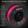 Picture of OVERTURE PETG Filament 1.75mm with 3D Build Surface 200 x 200 mm 3D Printer Consumables, 1kg Spool (2.2lbs), Dimensional Accuracy +/- 0.05 mm, Fit Most FDM Printer (Magenta)