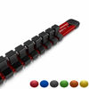 Picture of Olsa Tools 3/8-Inch Drive Aluminum Socket Organizer | Premium Quality Socket Holder (RED)