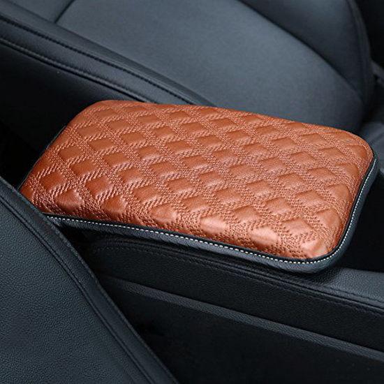 Car Armrest Pad Cover PU Leather Auto Center Console Seat Box