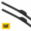 Picture of Caterpillar Clarity Premium Performance All Season Replacement Windshield Wiper Blades for Car Truck Van SUV (24 + 26 Inch (Pair for Front Windshield)), Black