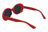 Picture of FEISEDY Candy Retro Acetate Red Frame Clout Goggles Kurt Cobain Sunglasses B2253