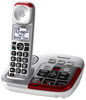 Picture of PANASONIC Amplified Cordless Phone with Digital Answering Machine - KX-TGM450S - 1 Handset (Silver)