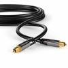 Picture of KabelDirekt - 3 feet - Optical Digital Audio Cable (Fiber Optic, TOSLINK, Male to Male, Home Theater, Gold Plated, for PlayStation/PS4 & Xbox - Pro Series)