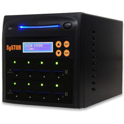 Picture of Systor 1 to 7 Multiple SD/microSD Drive Memory Card Reader Duplicator/Copier (SYS-SD-7)
