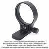 Picture of iShoot Lens Collar Support, CNC Machined Tripod Mount Ring for TS-71 Sigma 150-600mm f/5-6.3 DG OS HSM Contemporary Lens, Bottom is ARCA Fit Quick Release Plate for Tripod Ball Head of ARCA-SWISS Type