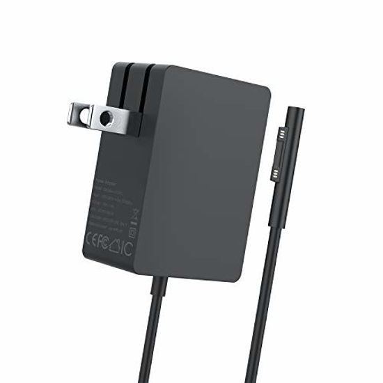 Picture of Surface Go Charger, AYNEFF 24W 15V 1.6A Surface Charger Wall Power Supply Compatible with Microsoft Surface Go Surface Pro 6/ Pro 5/ Pro 4/ Pro 3, Surface Laptop, Power Cable 5.9ft Folding Compact