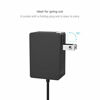 Picture of Surface Go Charger, AYNEFF 24W 15V 1.6A Surface Charger Wall Power Supply Compatible with Microsoft Surface Go Surface Pro 6/ Pro 5/ Pro 4/ Pro 3, Surface Laptop, Power Cable 5.9ft Folding Compact