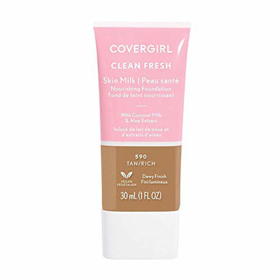 Picture of COVERGIRL, Clean Fresh Skin Milk Foundation, Tan/Rich, 1 Count