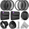 Picture of 67MM Altura Photo UV CPL ND4 Lens Filters Kit and Altura Photo ND Neutral Density Filter Set. Photography Accessories Bundle for Canon and Nikon Lenses with a 67MM Filter Size