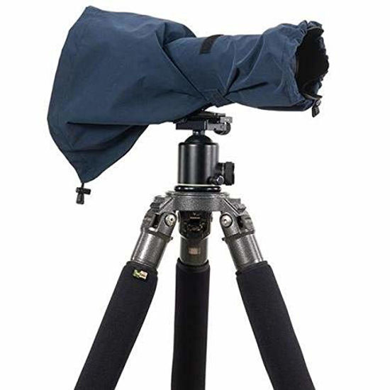 Picture of LensCoat Raincoat RS for Camera and Lens, Medium Rain Cover Sleeve Protection (Navy) LCRSMNA