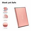 Picture of Maxone 500GB Ultra Slim Portable External Hard Drive HDD USB 3.0 for PC, Mac, Laptop, PS4, Xbox one - Rose Pink