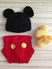 Picture of Pinbo Newborn Photography Prop Baby Costume Crochet Hat Cap Diaper Shoes