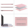 Picture of MOSISO MacBook Air 13 inch Case 2020 2019 2018 Release A2337 M1 A2179 A1932, Plastic Hard Shell&Keyboard Cover&Screen Protector&Storage Bag Compatible with MacBook Air 13 inch Retina, Rose Quartz