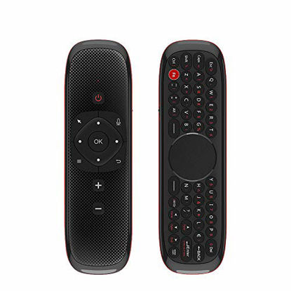Picture of RunSnail Air Mouse Remote 2.4G Multifuction Remote Control Wireless Keyboard W2 for Android TV Box/PC/Smart TV/Projector/HTPC/All-in-one PC/TV(Red)