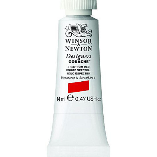 Picture of Winsor & Newton Designers Gouache Tube, 14ml, Spectrum Red