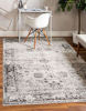 Picture of Unique Loom Sofia Collection Traditional Vintage Area Rug, 8' x 11', Gray/Ivory