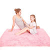 Picture of LOCHAS Ultra Soft Indoor Modern Area Rugs Fluffy Living Room Carpets for Children Bedroom Home Decor Nursery Rug 5.3x7.5 Feet, Pink