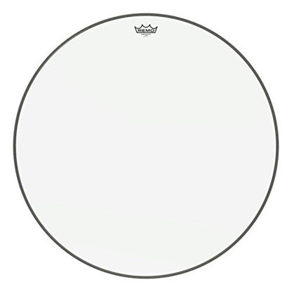 Picture of Remo BR-1328-00 28-Inch Ambassador Bass Drum Head, Clear