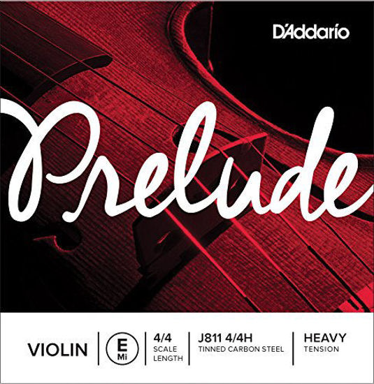 Picture of D'Addario Prelude Violin Single E String, 4/4 Scale, Heavy Tension