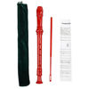 Picture of Mr.Power Student Soprano Recorder with Cleaning Rod (Red)