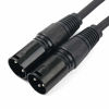 Picture of DISINO XLR Splitter Cable, 3 Pin XLR Female to Dual XLR Male Patch Y Cable Balanced Microphone Splitter Cord Audio Adaptor- 10 Feet