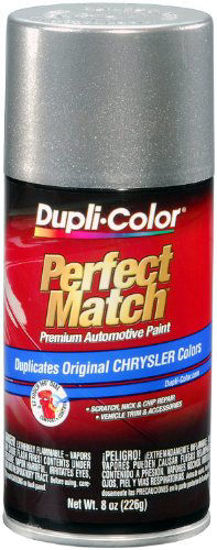 Picture of Dupli-Color BCC0417 E7 Bright Platinum Metallic Chrysler Perfect Match Automotive Paint - Aerosol, 8 oz.