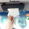 Picture of Eiqer 2 Pcs Car Tissue Holder, Visor Tissue Holder Car Tissue Holder for Car PU Leather Tissue Box Holder for Car Sun Visor & Seat Back