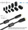 Picture of Clip-on Noise Filter,VSKEY [10pcs 9.0mm] Anti-interference High-Frequency Ferrite Core Choke Cable Clip for Telephones,Tvs,Speakers,Radio,Audio Equipment Noise Suppressor (9.0mm Inner Diameter)