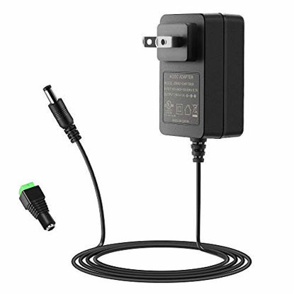 Picture of SHNITPWR 24V 1A DC Power Supply Adapter UL Listed 100V~240V AC to DC Converter Transformer 24 Volt 1000mA 800mA 600mA 400mA Available 5.5x2.1mm Tip for CCTV WiFi Camera Level VI Energy Efficiency