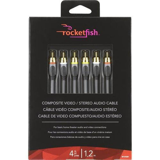 Picture of Rocketfish - 4' Composite A/V Cable