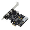 Picture of SEDNA - PCI-Express IEEE 1394b FireWire 3 Port Controller Card (2 External + 1 Internal)