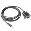 Picture of LIANSHU DB9 Male to DC3.5mm Male Serial RS232 Cable L= 6FT Black